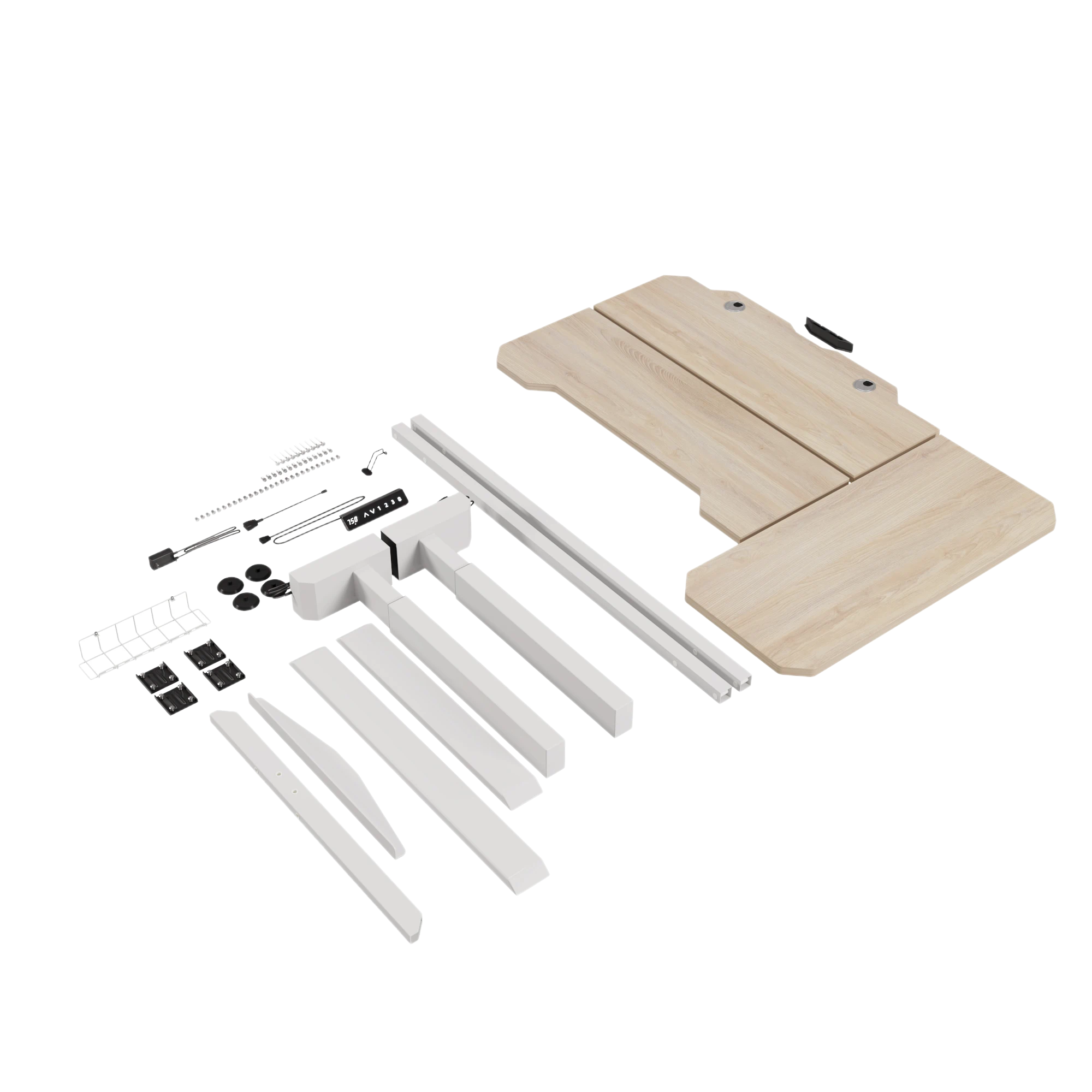 Стол компьютерный с подъемным механизмом GEEKRIG G150DR-04OAK