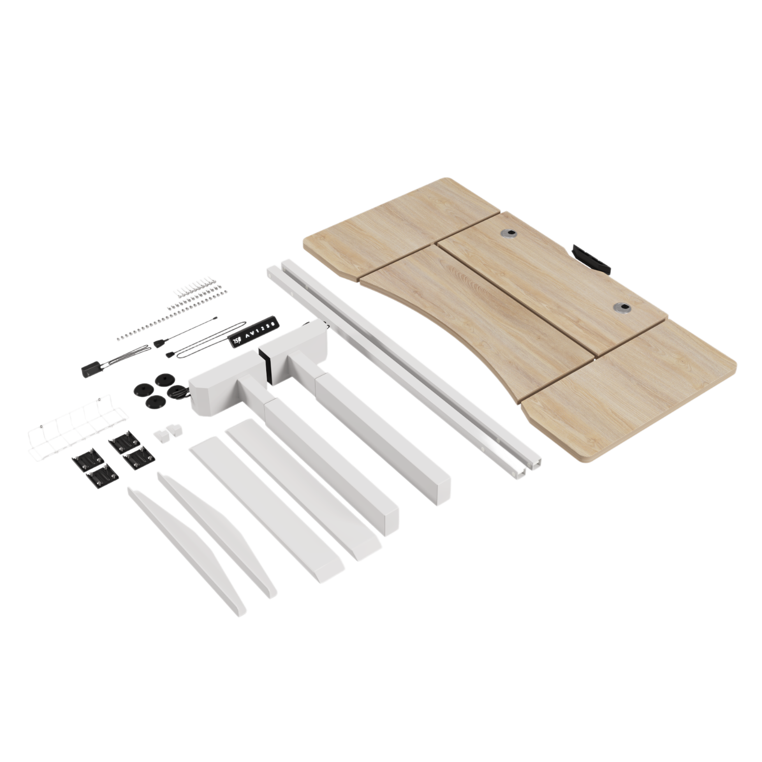 Стол компьютерный с подъемным механизмом GEEKRIG G140DS-06OAK