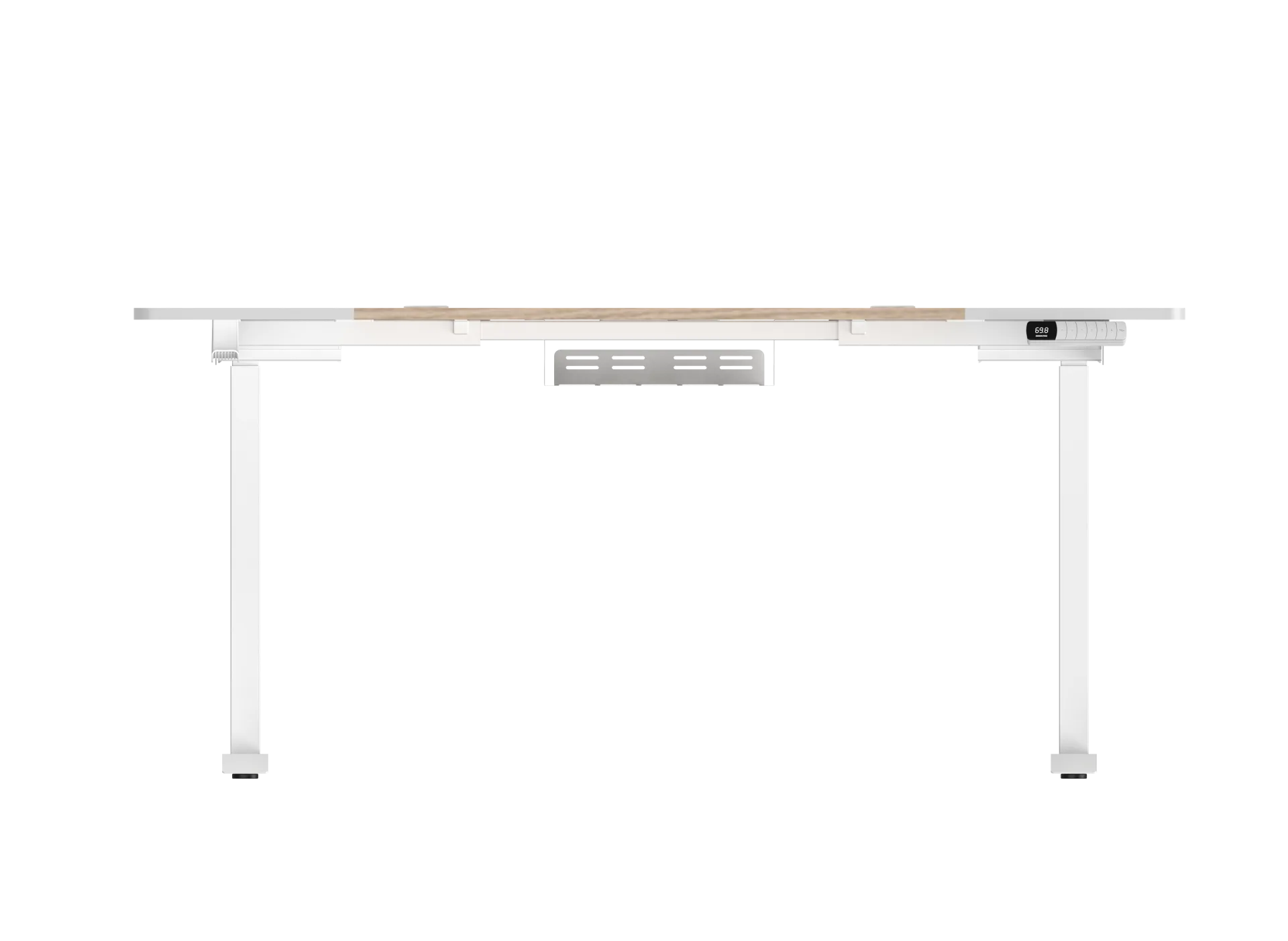 Стол компьютерный с подъемным механизмом GEEKRIG G140D-05OAK-WH